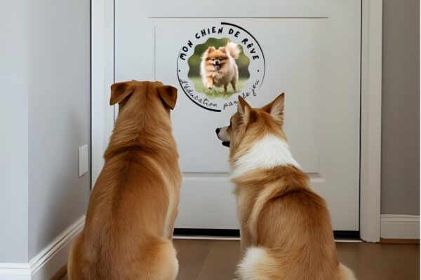 Deux chiens anxieux