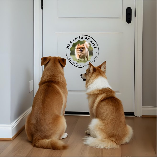 Deux chiens anxieux