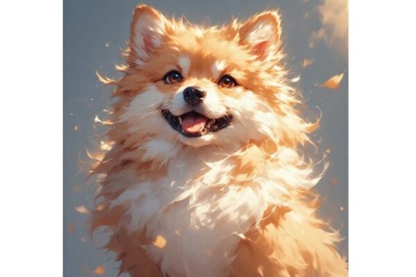 chien excité