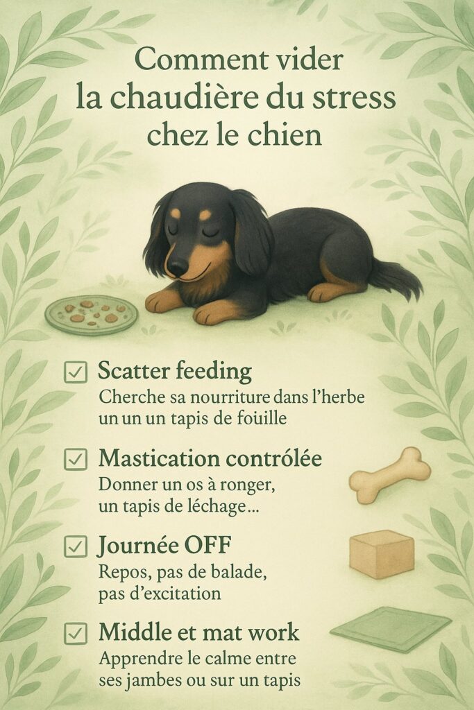 fiche vider chaudiere stress du chien