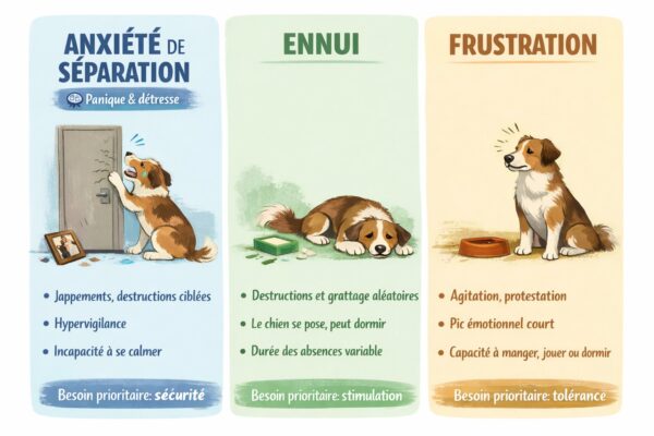 anxiété, ennuie ou frustration